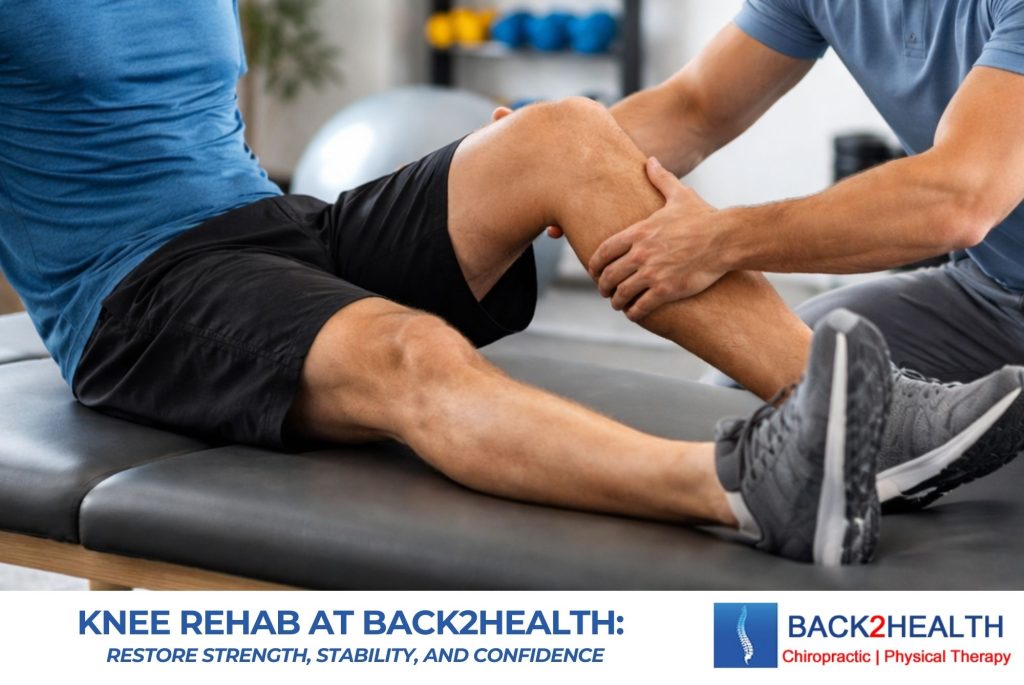 Knee Rehab at Back2Health: Restore Strength, Stability, and Confidence