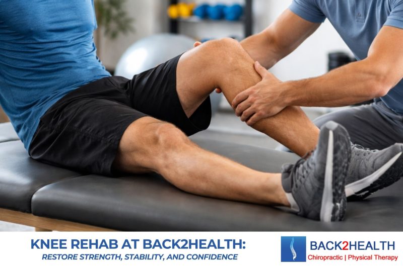 Knee Rehab at Back2Health: Restore Strength, Stability, and Confidence